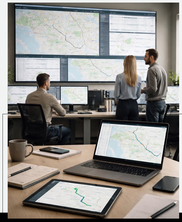 Трекинг грузов и Fleet Management, мониторинг автопарка в Нижнекамске