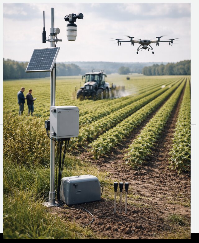 Разработка IoT мониторинга полей в Нижнекамске от 8618 р. | АвикейНжм